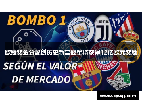 欧冠奖金分配创历史新高冠军将获得12亿欧元奖励